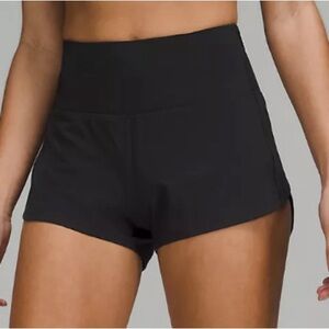 NWT Lululemon speed up high rise 2.5 black